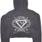 SM Fashion Dark Grey Namaste Crop Hoodie