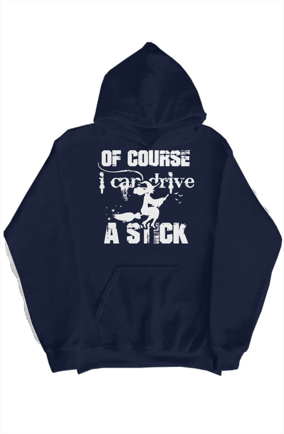 SMF Of Course I Can Drive Navy Hoodie
