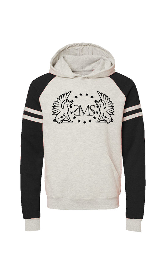 Varsity Colorblocked Raglan Hoodie