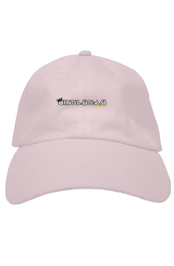 Singly Gay Premium Light Pink Dad Hat