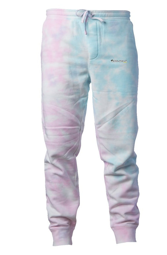 Singly Gay Cotton Candy Tie Dye Joggers