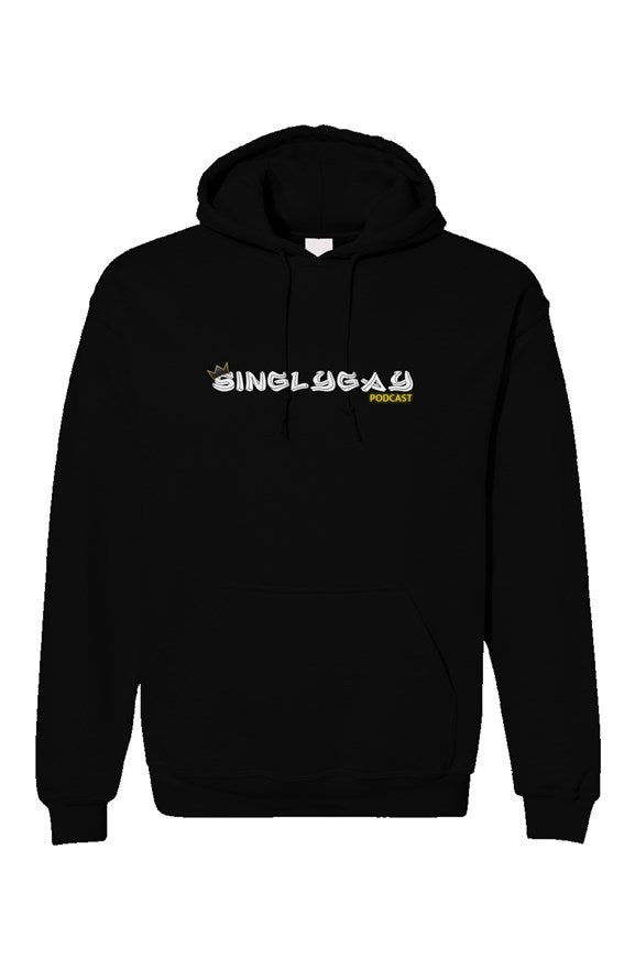 Singly Gay Unisex Black Hoodie