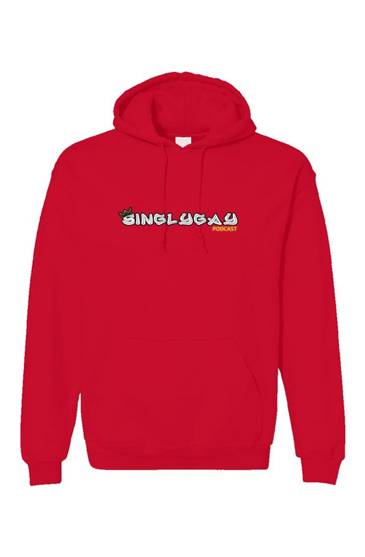 Singly Gay Unisex Red Hoodie