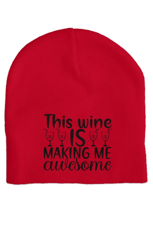 This Wine Red Beanie